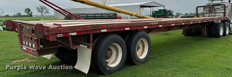 image for item EJ0579 1980 Aztec flatbed trailer