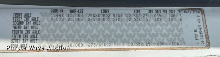 image for item EJ0608 2003 Western Star semi truck