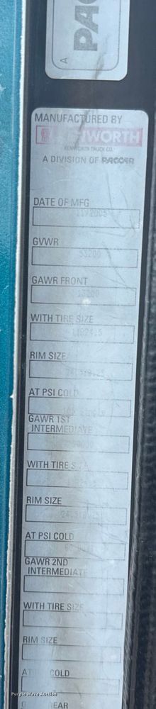 image for item EJ2697 2006 Kenworth T800 semi truck