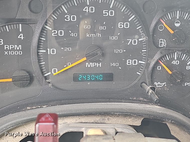 image for item EJ5367 2003 Chevrolet C8500 dump truck