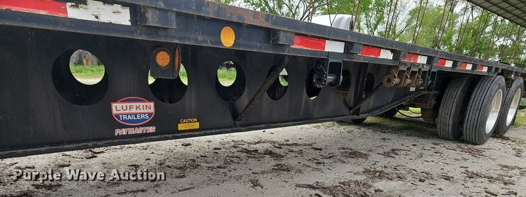 image for item EJ6325 2005 Lufkin  Paymaster  drop deck equipment trailer