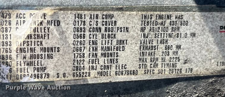 image for item LD9479 2000 Freightliner FLD semi truck