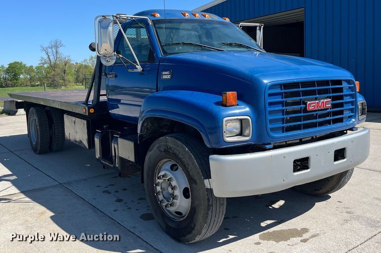 image for item LD9481 2000 GMC C6500 rollback truck
