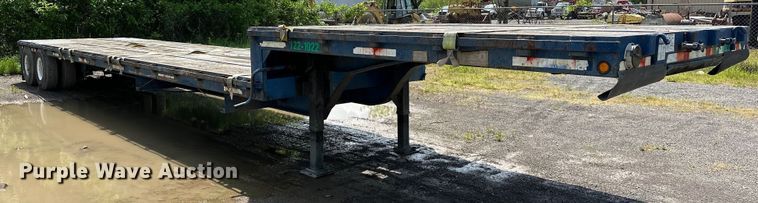 image for item NR9818 1982 Daco TUI9D4582 drop deck trailer