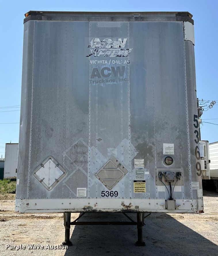 image for item NR9843 1999 Stoughton  AVW-535T-S-C-AR dry van trailer