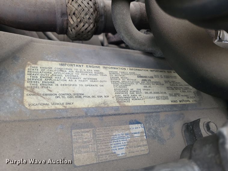 image for item NZ9816 2015 Hino 338 refrigerated truck