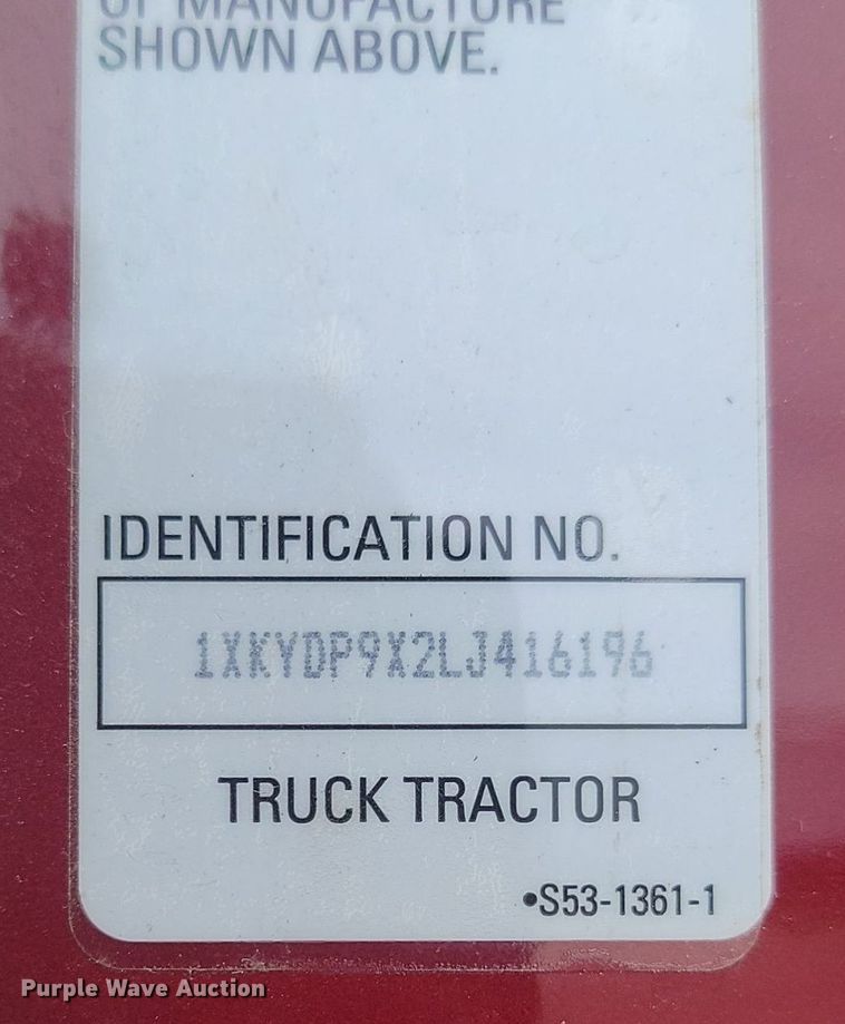 image for item NZ9817 2020 Kenworth T680 semi truck