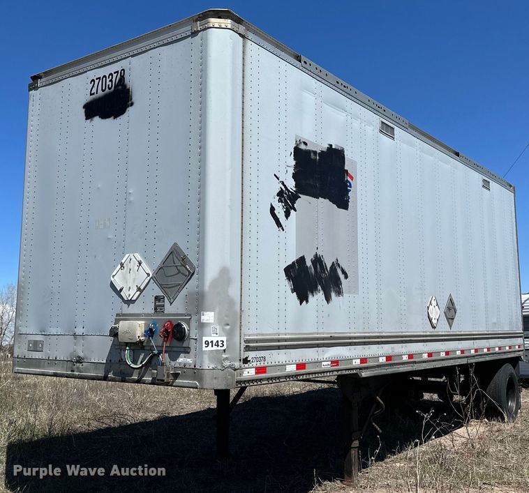 image for item OE9159 2012 Stoughton DVW-285S-C-WDC dry van trailer