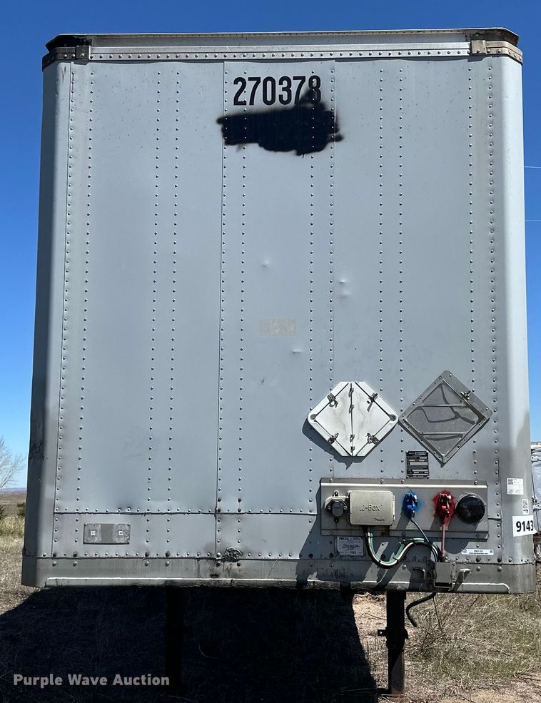 image for item OE9159 2012 Stoughton DVW-285S-C-WDC dry van trailer