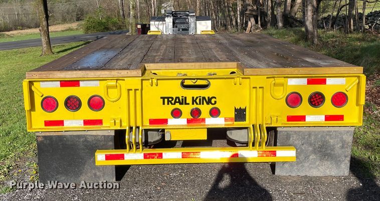 image for item OG9907 2000 Trail king  TK110HDG lowboy equipment trailer