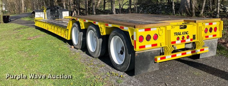 image for item OG9907 2000 Trail king  TK110HDG lowboy equipment trailer