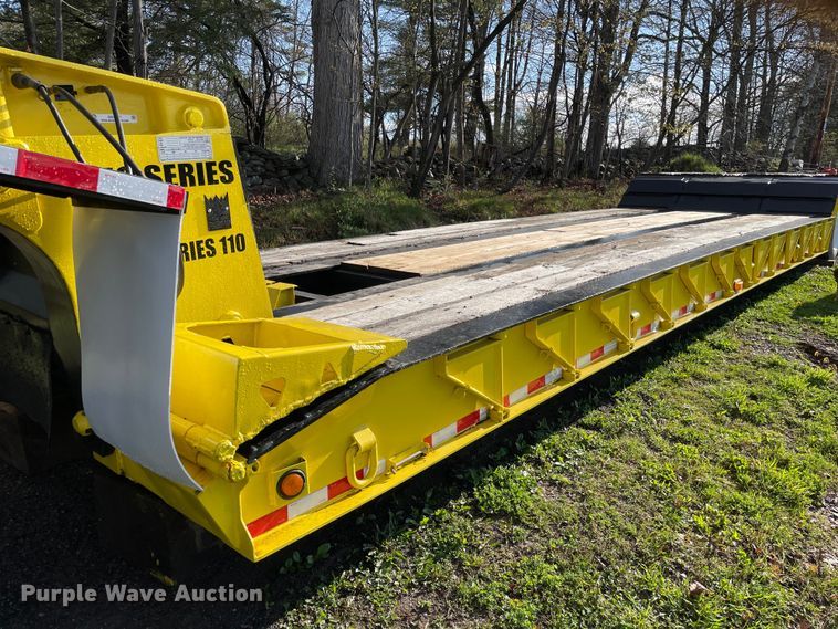 image for item OG9907 2000 Trail king  TK110HDG lowboy equipment trailer