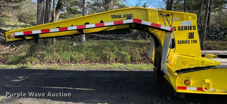 image for item OG9907 2000 Trail king  TK110HDG lowboy equipment trailer