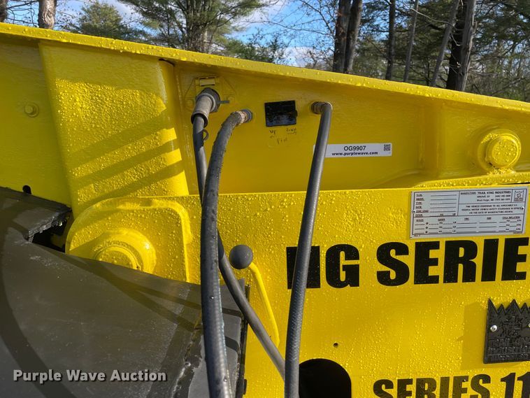 image for item OG9907 2000 Trail king  TK110HDG lowboy equipment trailer