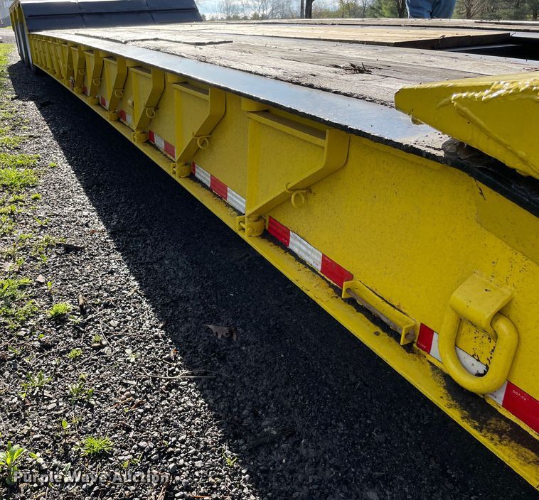 image for item OG9907 2000 Trail king  TK110HDG lowboy equipment trailer