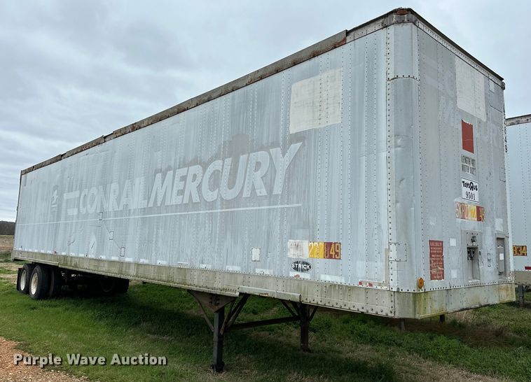 image for item OM9358 1990 Strick dry van trailer