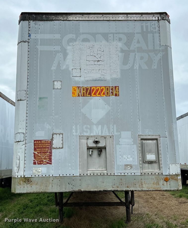 image for item OM9359 1990 Strick dry van trailer