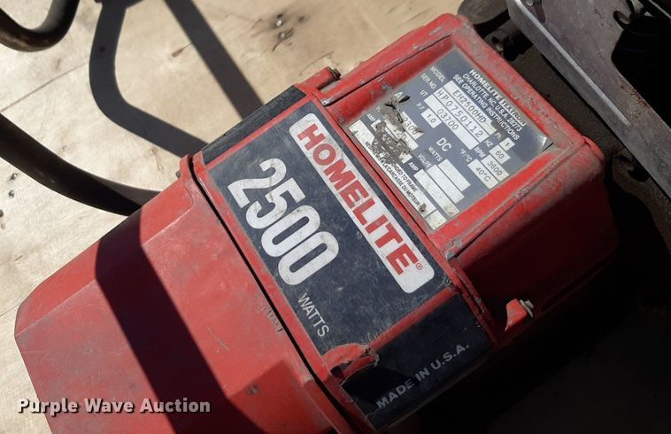 image for item DQ7017 (2)  Homelite 2500 generators