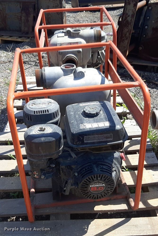 image for item DQ7019  (2) Multiquip QP-301TH trash pumps