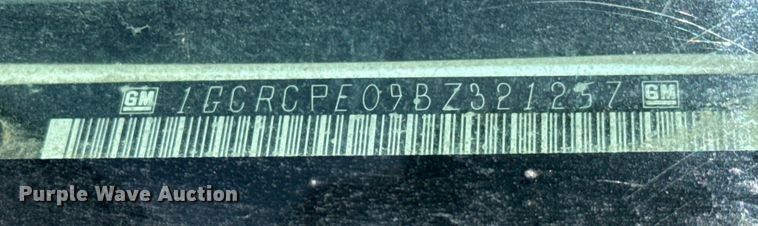 image for item NH9201 2011 Chevrolet  Silverado 1500 Ext. Cab pickup truck