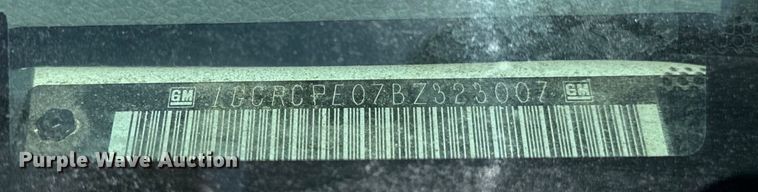 image for item NH9202 2011 Chevrolet  Silverado 1500 Ext. Cab pickup truck