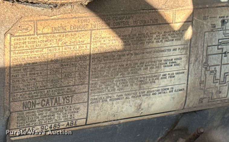 image for item NH9214 1985 Ford F800 dump truck