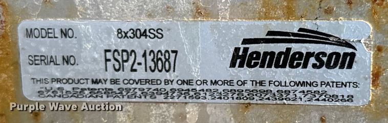 image for item NH9216 Henderson  8x304SS spreader