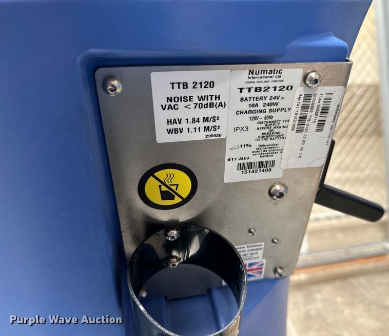 image for item NH9222 (2) Nacecare TTB2120 floor scrubbers