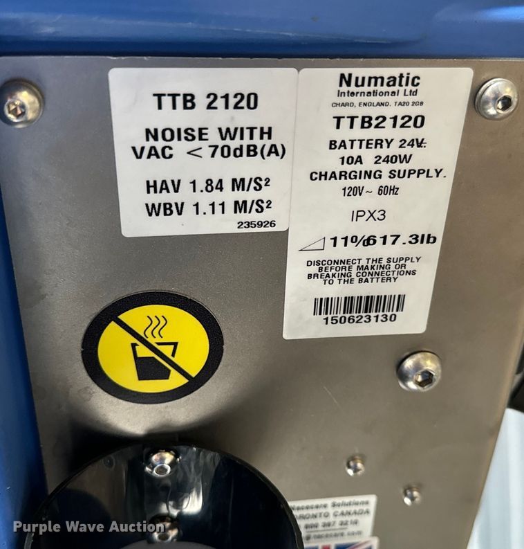 image for item NH9222 (2) Nacecare TTB2120 floor scrubbers