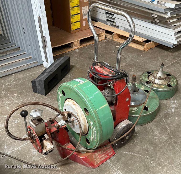 Spartan 300 drain cleaning machine in Wichita, KS Item NH9224 for
