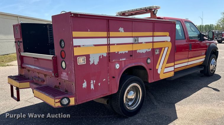 image for item NH9399 2007 Ford F550 Super Duty XL brush fire truck