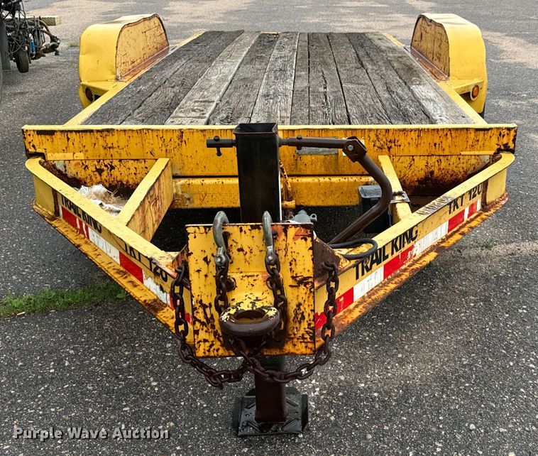 image for item NL9805 2002 Trail King TKT12U-162 tilt deck equipment trailer