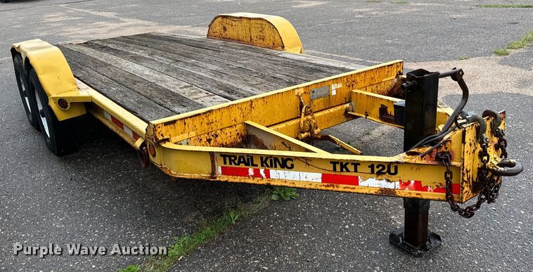 image for item NL9805 2002 Trail King TKT12U-162 tilt deck equipment trailer