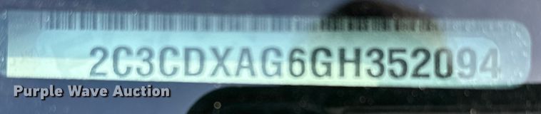 image for item NV9102 2016 Dodge Charger Police 