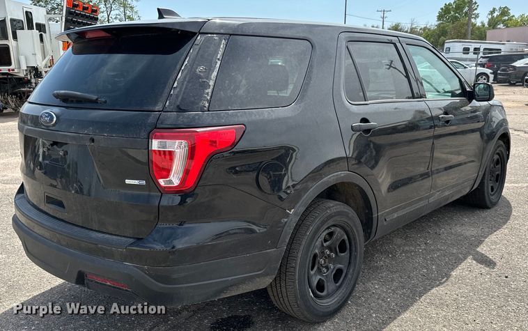 image for item NV9104 2018 Ford  Explorer Police Interceptor  SUV