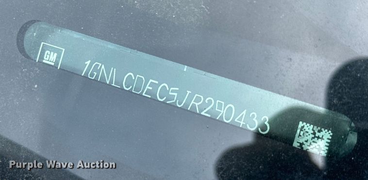 image for item NV9105 2018 Chevrolet  Tahoe Police SUV