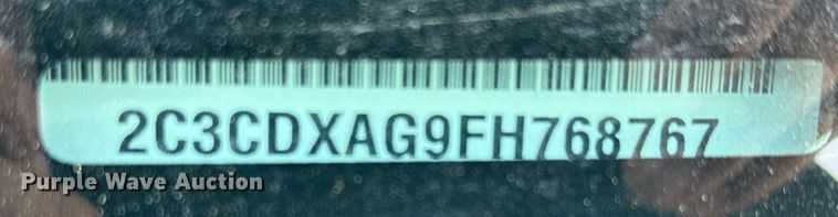 image for item NV9107 2015 Dodge Charger Police 