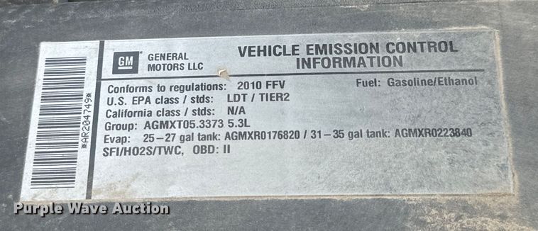 image for item NV9108 2010 Chevrolet  Tahoe SUV