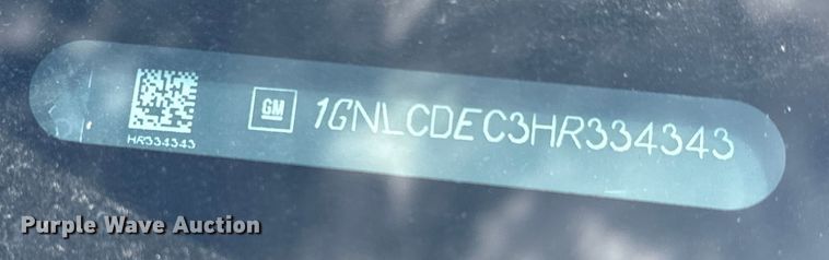 image for item NV9115 2017 Chevrolet  Tahoe Police SUV