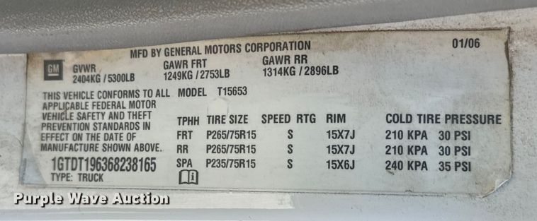 image for item NV9118 2008 Chevrolet  Colorado  Ext. Cab pickup truck