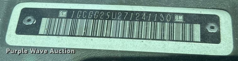 image for item NV9128 2007 Chevrolet Express 2500 van