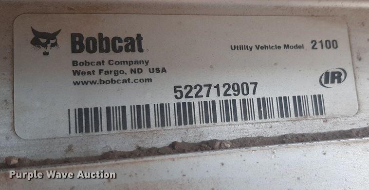 image for item NV9131 2008 Bobcat 2100 utility vehicle