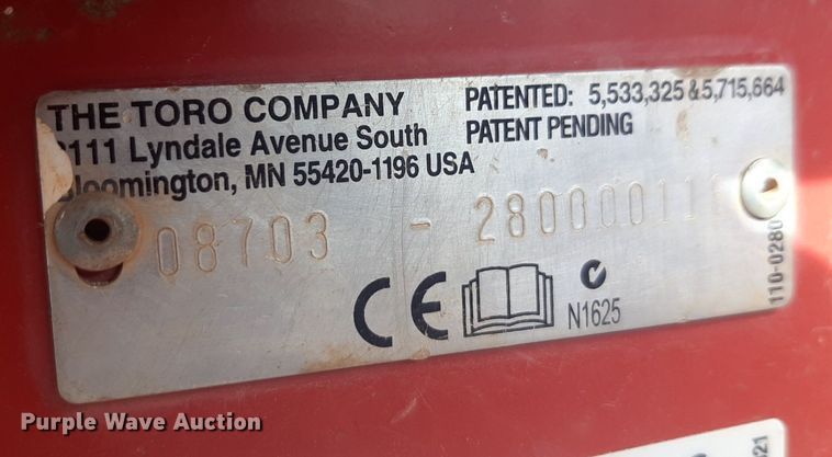 image for item NV9134 Toro Sand Pro 3040 bunker rake