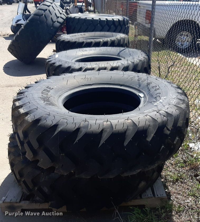 image for item NV9135 (6) Unicure 14.00R24 CG-2 tires