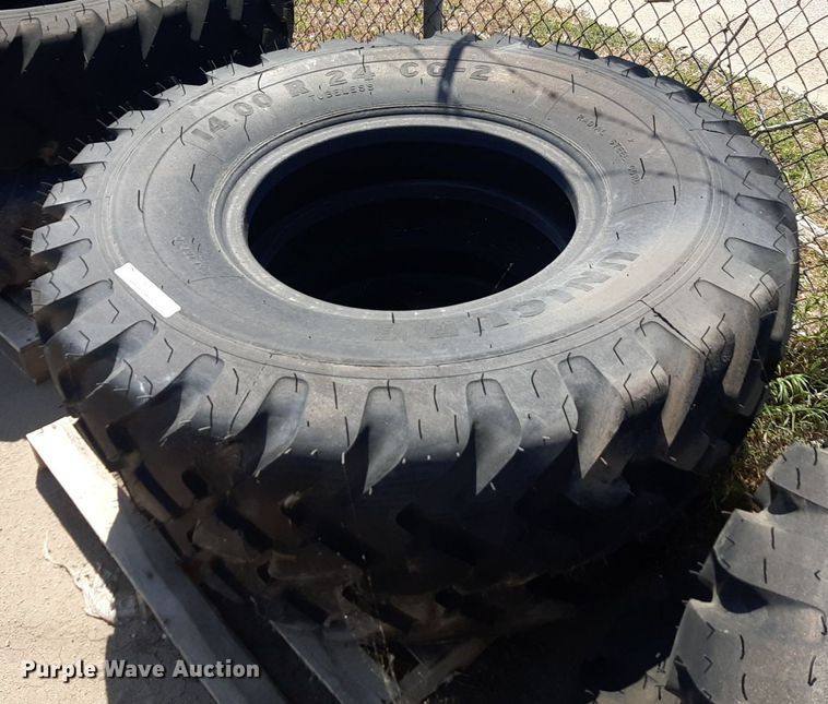 image for item NV9135 (6) Unicure 14.00R24 CG-2 tires