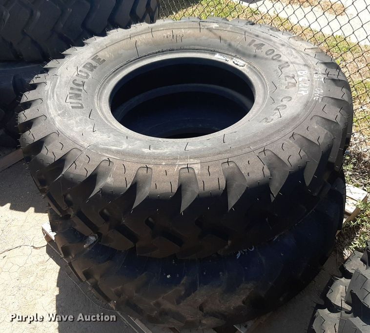 image for item NV9135 (6) Unicure 14.00R24 CG-2 tires