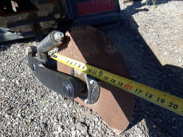 image for item NV9140 Bobcat skid steer silt fence installer