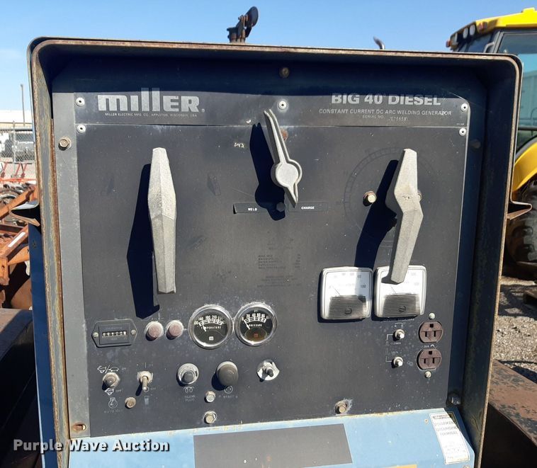 image for item NV9142 Miller  Big 40 welder/generator