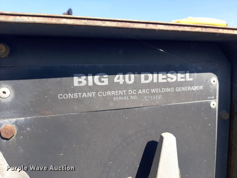 image for item NV9142 Miller  Big 40 welder/generator