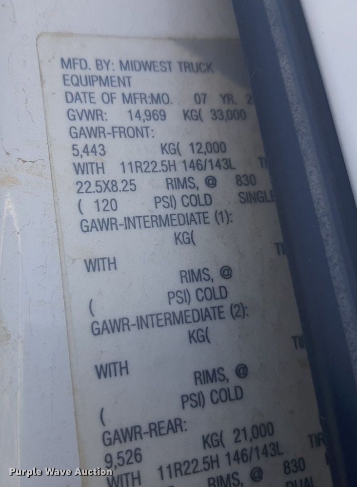 image for item NV9150 2017 Ford F750 Super Duty utility / service truck